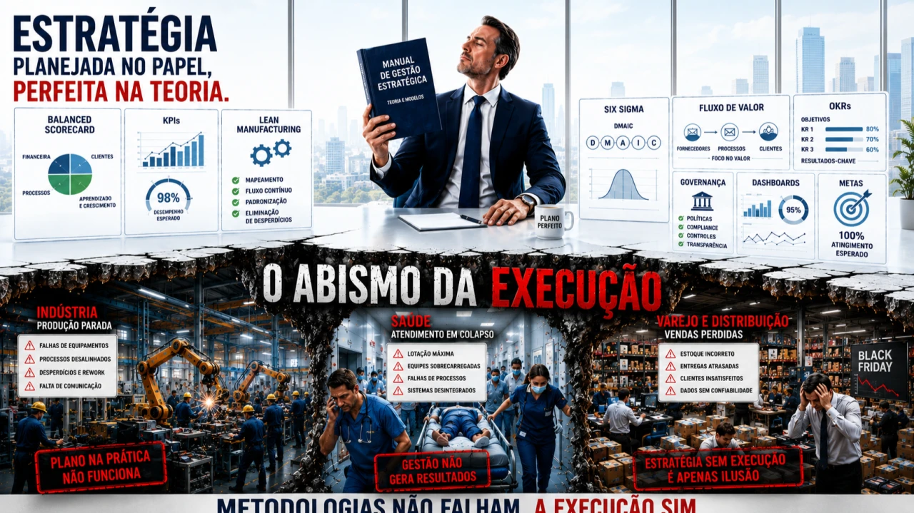 Da Teoria à Implantação: por que metodologias consagradas falham quando ignoram a realidade operacional?